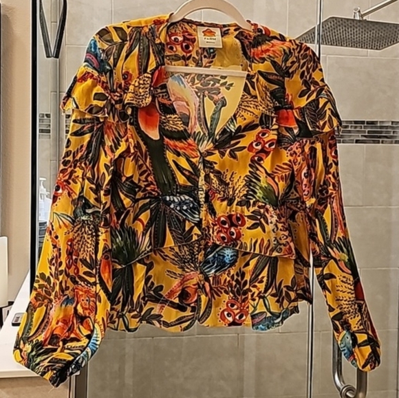 FARM Rio Multicolor Floral Top - Picture 2 of 8